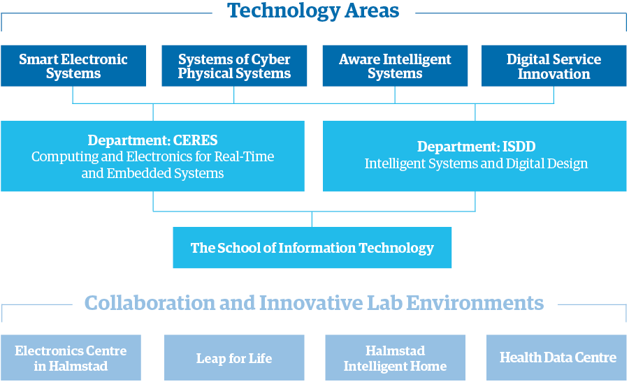 The organisation of the School of Information Technology.