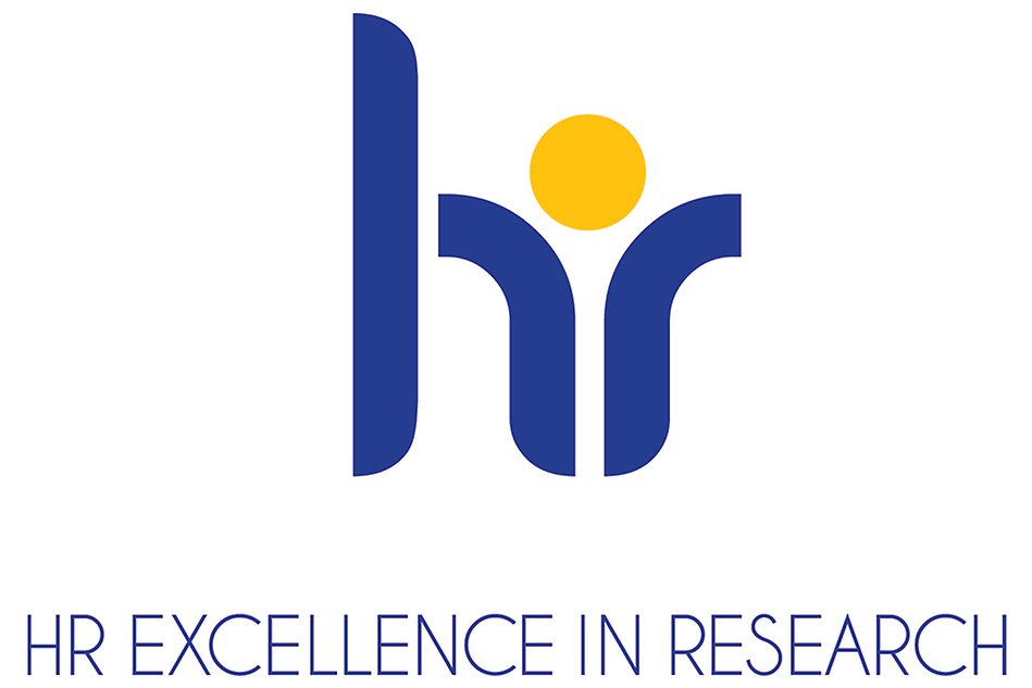 Logotyp för HR Excellence in Research. Illustration 