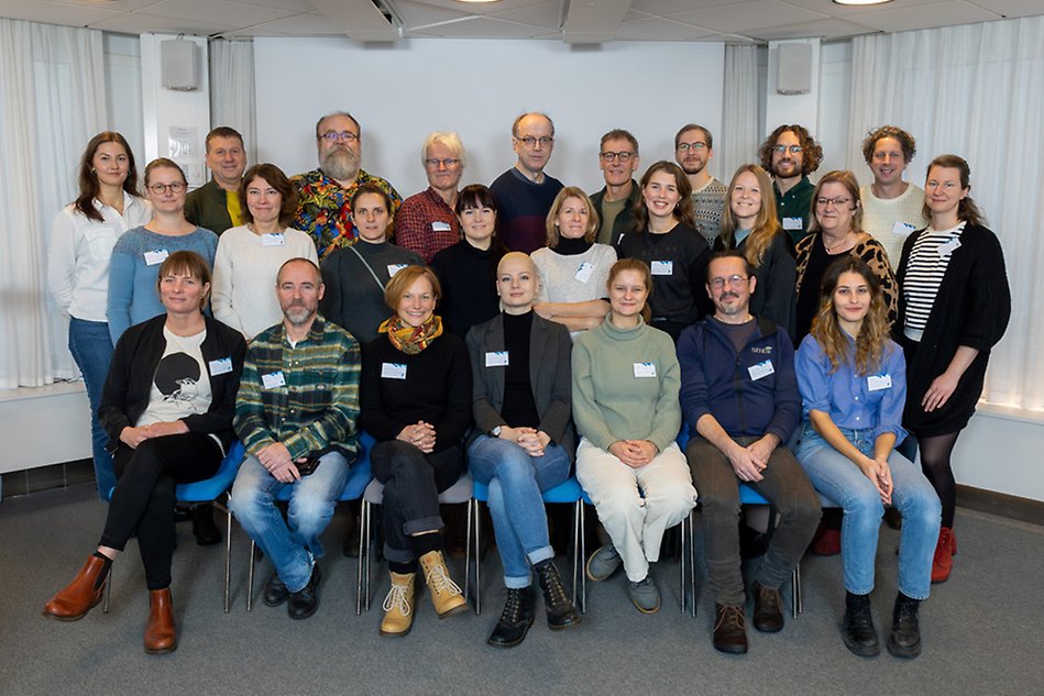 A group photo of the organisers, participants and speakers of the workshop.