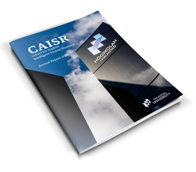 En bild på omslaget till CAISR årsrapport 2020