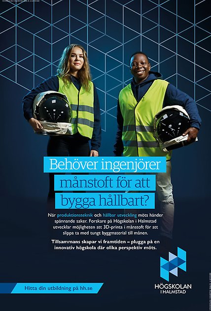 Behöver ingenjörer månstoft för att bygga hållbart – Högskolan i Halmstad annons